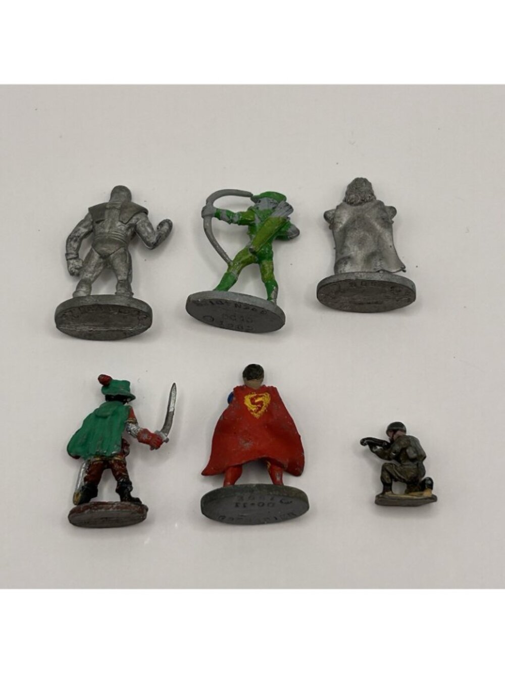 Lot Vintage Metal Figurines Miniatures Grenadier DC 1985 Superman Robin Hood - Picture 12 of 12